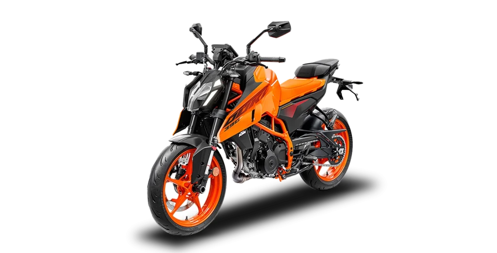 Renting KTM Duke 390
