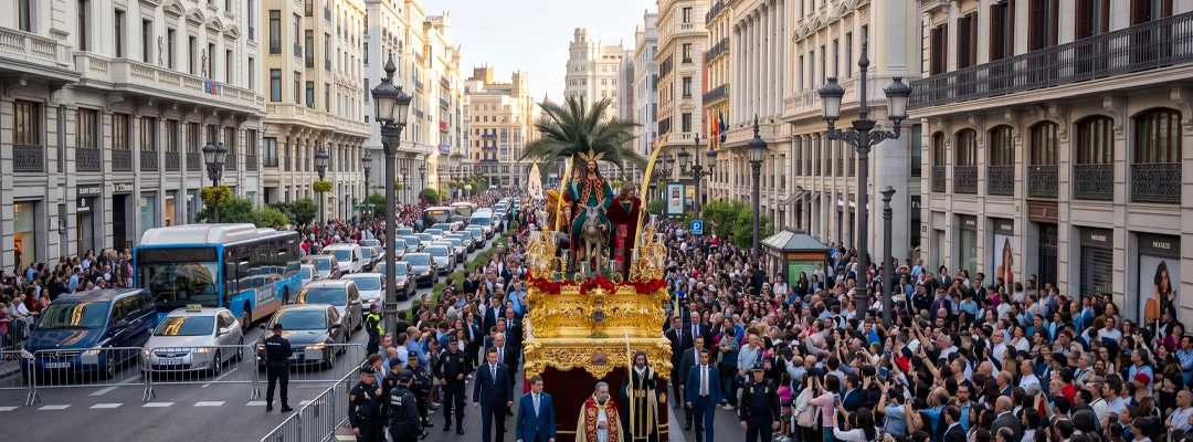 Tráfico en Semana Santa en Granada: cortes